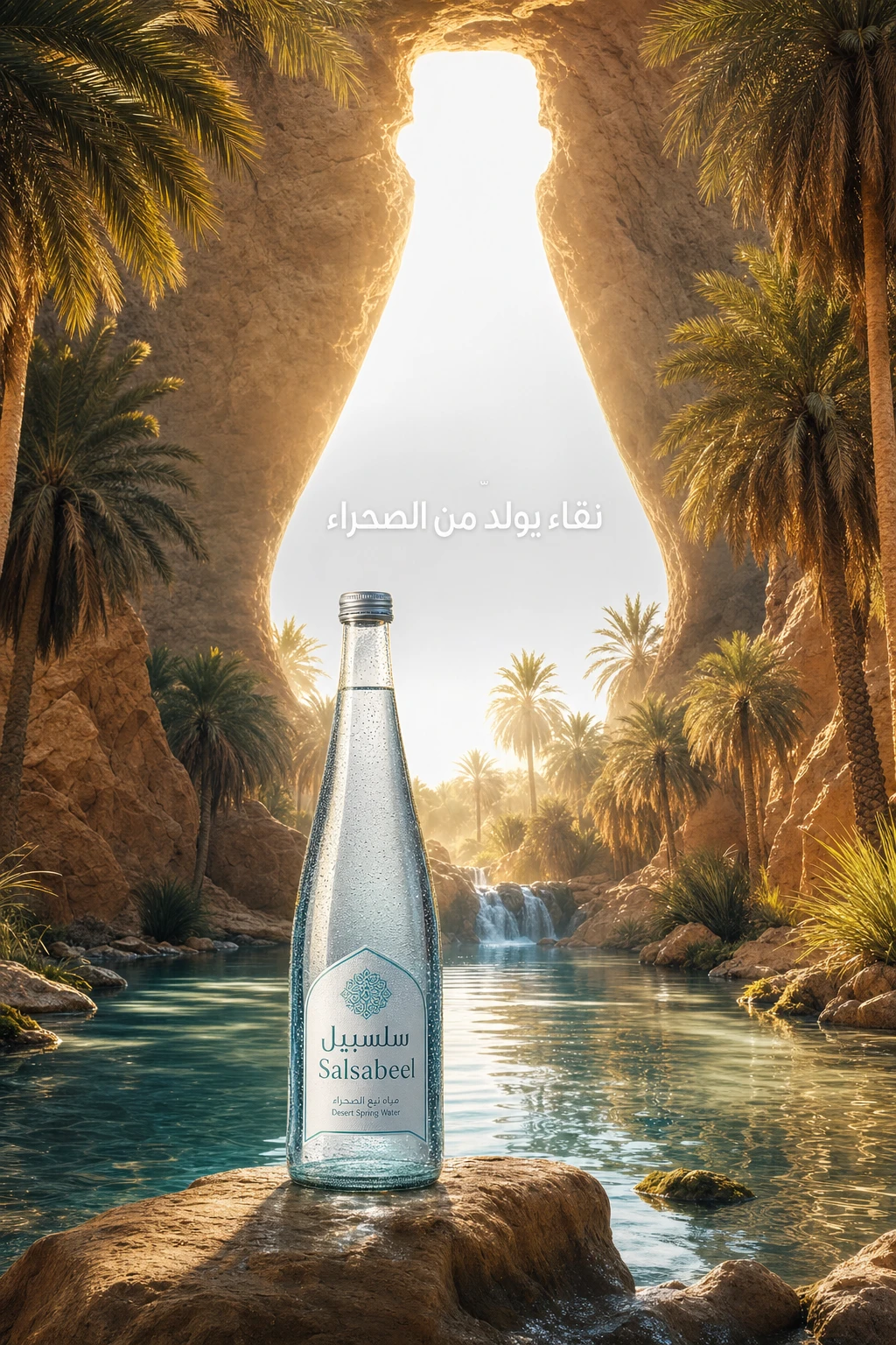 تصميم إعلان مشروب صيفي بالعربي: مرئيات تنقل البرودة